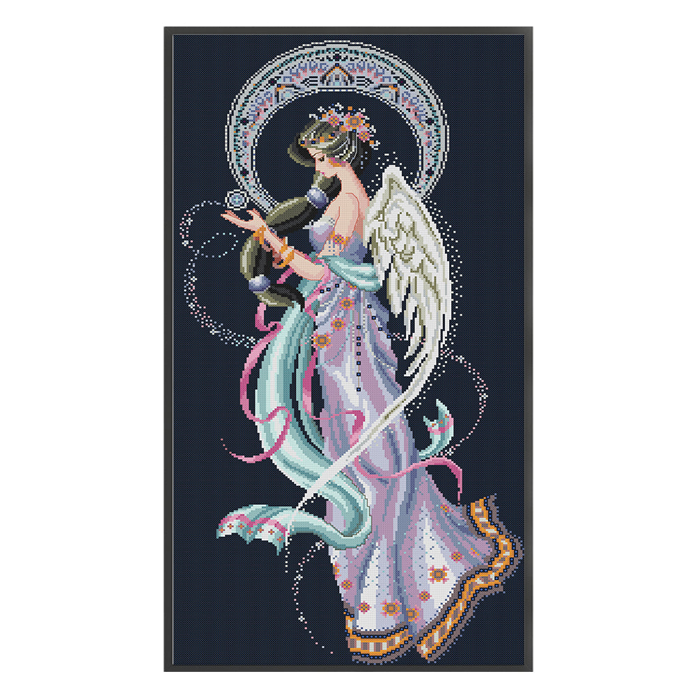 Moon Goddess - 14CT Stamped Cross Stitch 37*69CM(Joy Sunday)