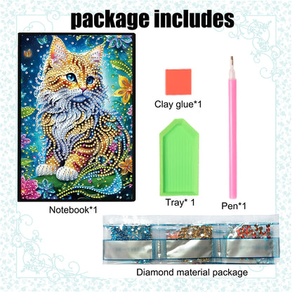 50-Page A5 Size Diamond Painting Notebook for Adults Beginners Holiday Birthday