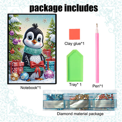 50-Page A5 Size Diamond Painting Notebook for Adults Beginners Holiday Birthday