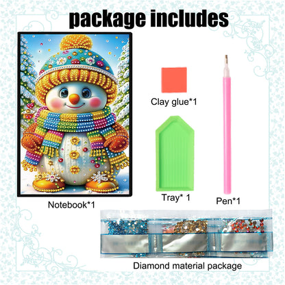 50-Page A5 Size Diamond Painting Notebook for Adults Beginners Holiday Birthday