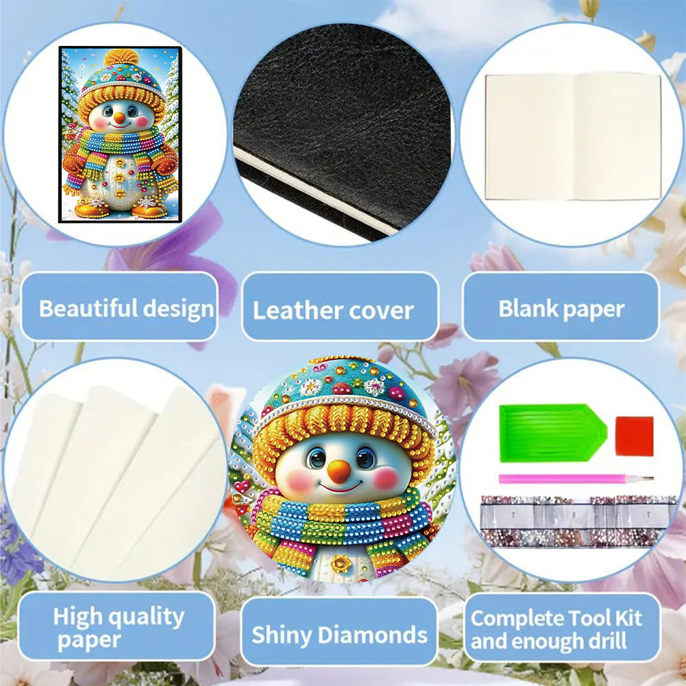 50-Page A5 Size Diamond Painting Notebook for Adults Beginners Holiday Birthday