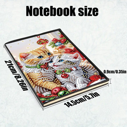 50-Page A5 Size Diamond Painting Notebook for Adults Beginners Holiday Birthday