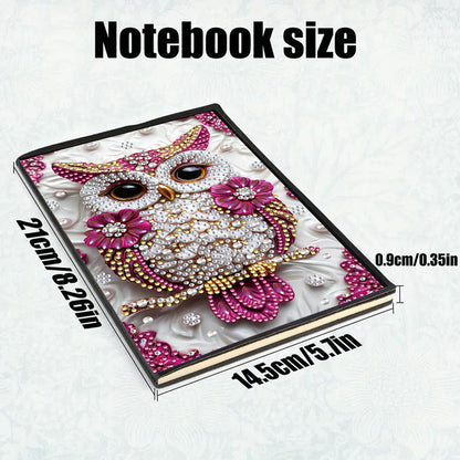 50-Page A5 Size Diamond Painting Notebook for Adults Beginners Holiday Birthday