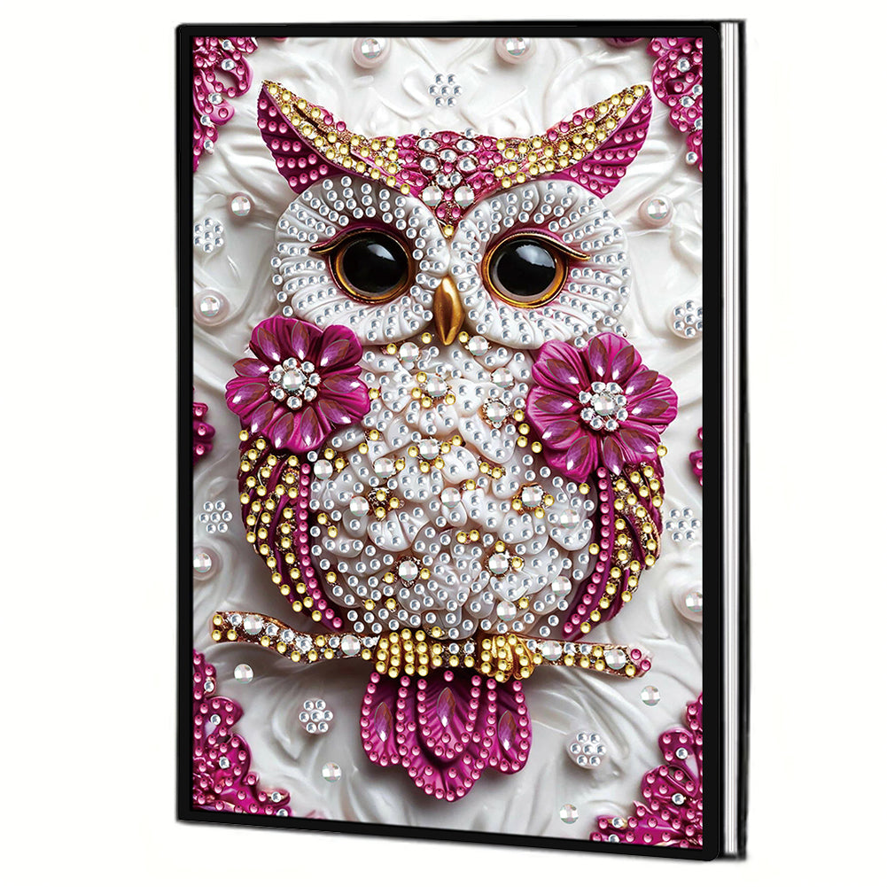 50-Page A5 Size Diamond Painting Notebook for Adults Beginners Holiday Birthday