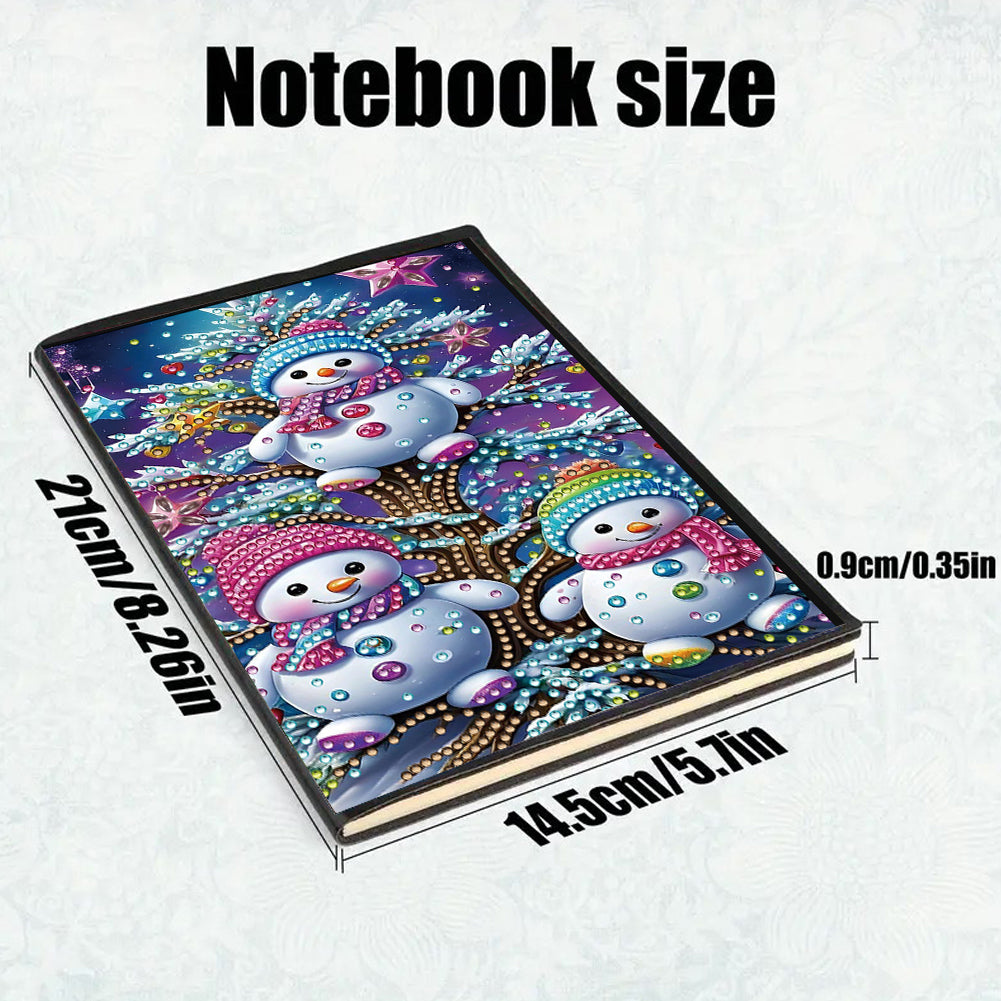 50-Page A5 Size Diamond Painting Notebook for Adults Beginners Holiday Birthday