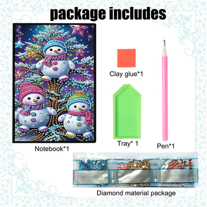 50-Page A5 Size Diamond Painting Notebook for Adults Beginners Holiday Birthday