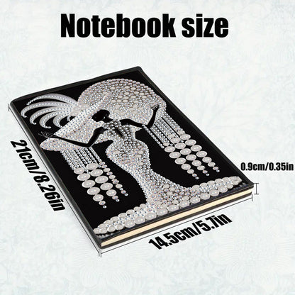 50-Page A5 Size Diamond Painting Notebook for Adults Beginners Holiday Birthday