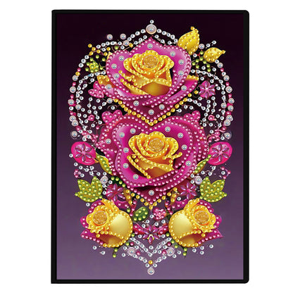 50-Page A5 Size Diamond Painting Notebook for Adults Beginners Holiday Birthday