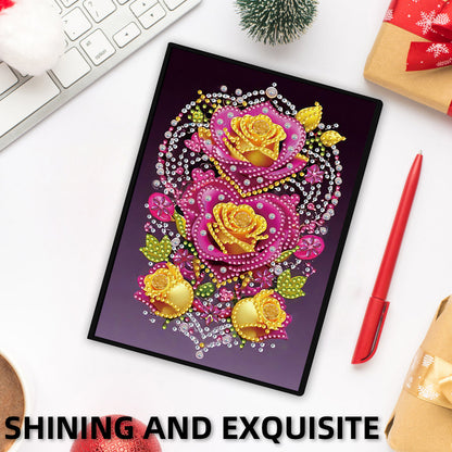 50-Page A5 Size Diamond Painting Notebook for Adults Beginners Holiday Birthday