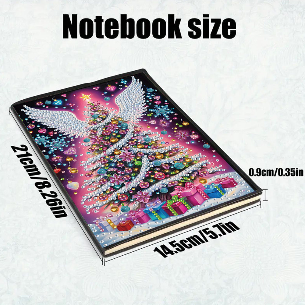 50-Page A5 Size Diamond Painting Notebook for Adults Beginners Holiday Birthday