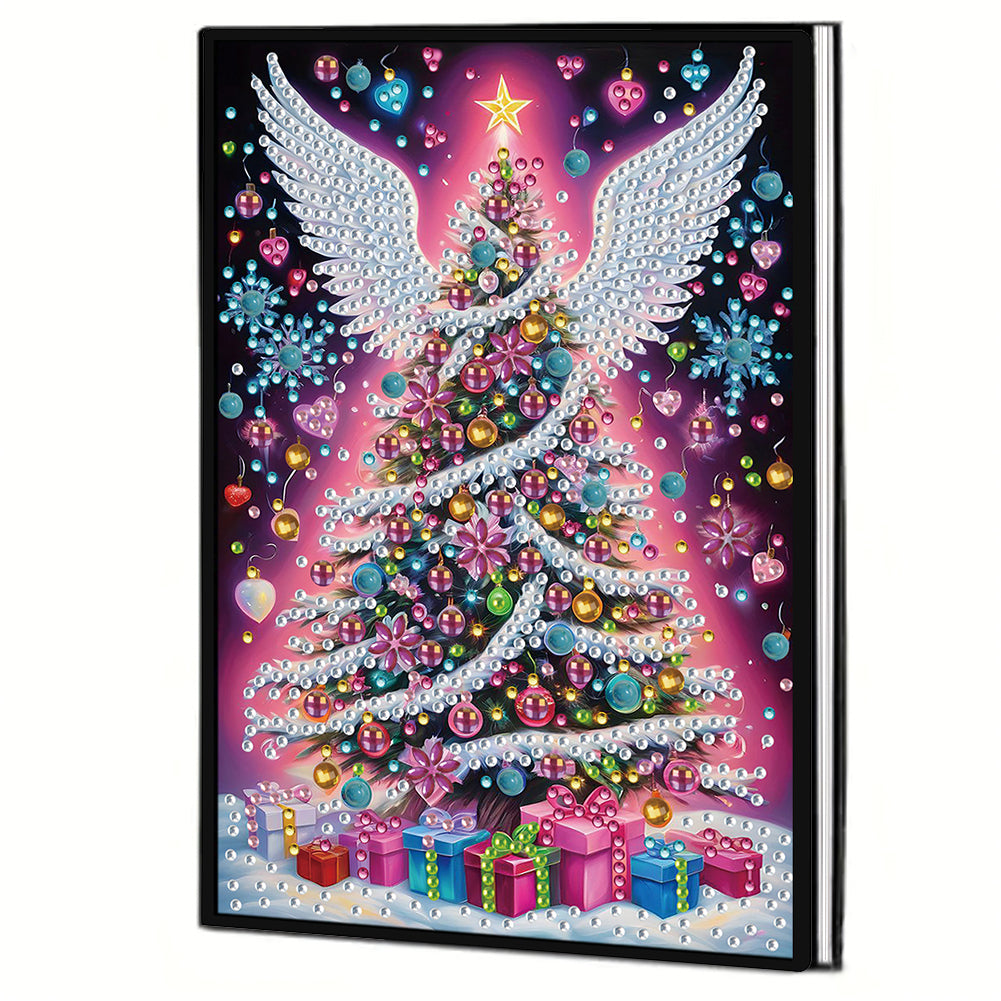 50-Page A5 Size Diamond Painting Notebook for Adults Beginners Holiday Birthday