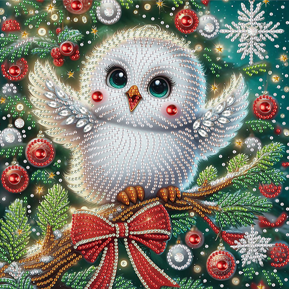 4Pcs Christmas Animals - Special Shaped Drill Diamond Painting 30*30CM