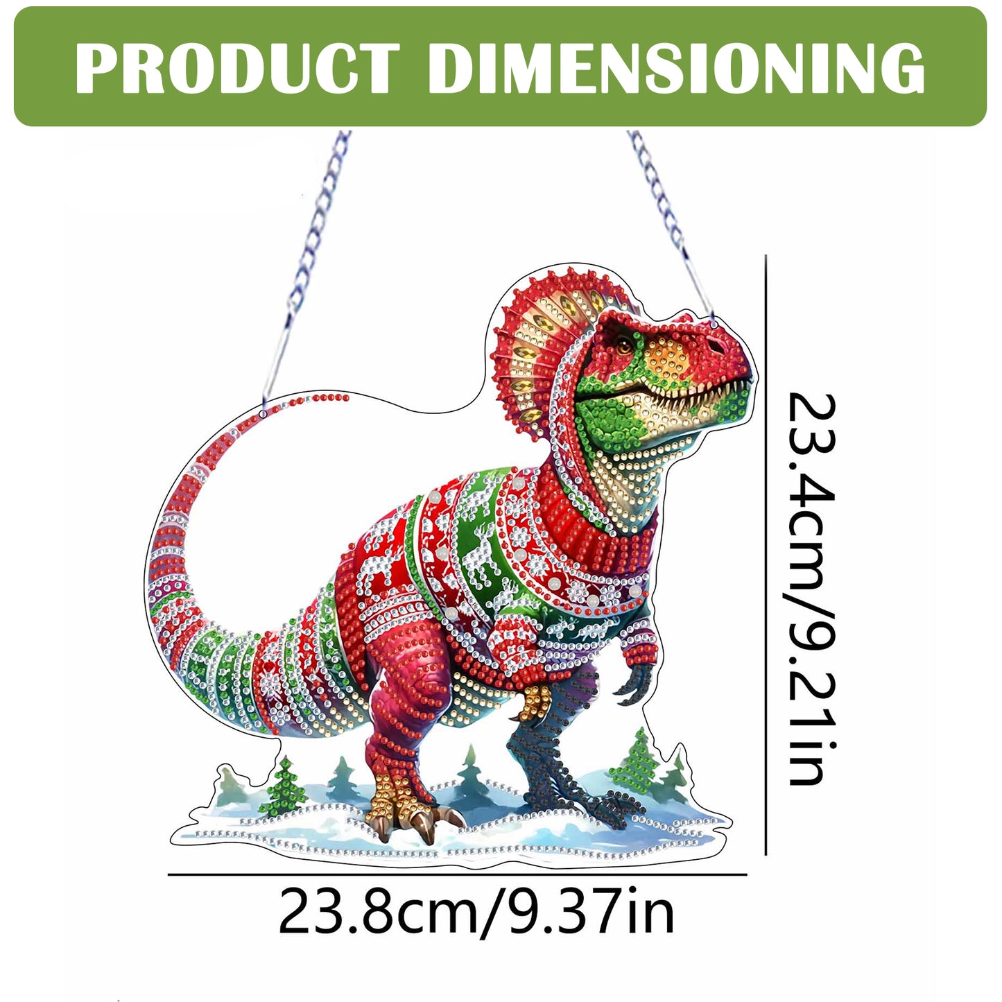 2D Flat DIY Diamond Painting Desktop Ornaments Kit for Home Office Desktop Decor