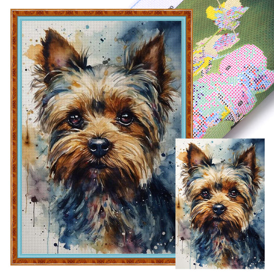 Puppy - 11CT Stamped Cross Stitch 40*60CM
