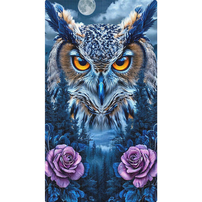 Owl - 11CT Stamped Cross Stitch 40*70CM