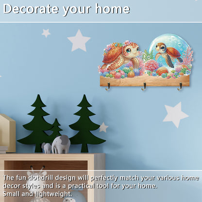 Animal DIY Diamond Painting Hanging Hook No Hole Punching Wall Decoration