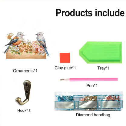 Animal DIY Diamond Painting Hanging Hook No Hole Punching Wall Decoration
