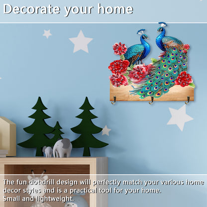 Animal DIY Diamond Painting Hanging Hook No Hole Punching Wall Decoration