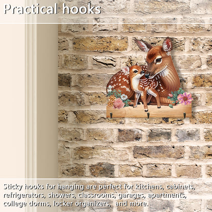 Animal DIY Diamond Painting Hanging Hook No Hole Punching Wall Decoration