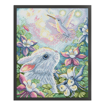 Dreams Fly - 14CT Stamped Cross Stitch 29*34CM(Joy Sunday)