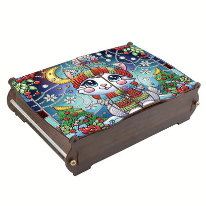 DIY Diamond Painting Handmade Storage Box Rhinestones Decorative Storage Case
