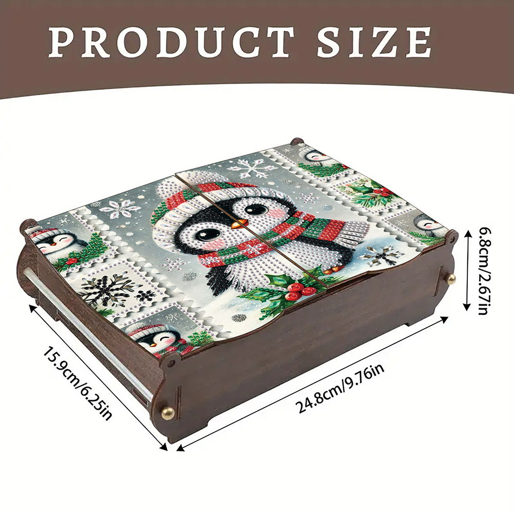 DIY Diamond Painting Handmade Storage Box Rhinestones Decorative Storage Case