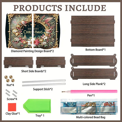 DIY Diamond Painting Handmade Storage Box Rhinestones Decorative Storage Case