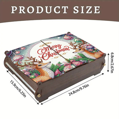 DIY Diamond Painting Handmade Storage Box Rhinestones Decorative Storage Case
