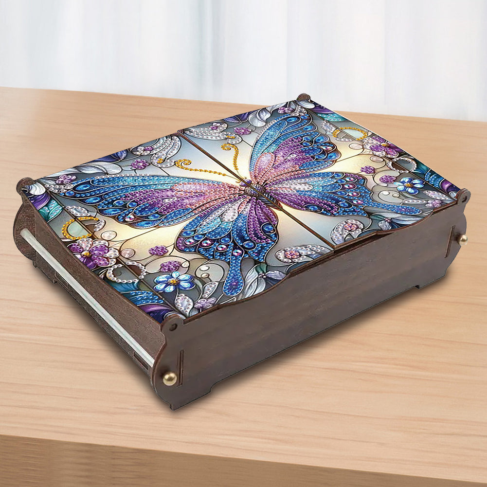 DIY Diamond Painting Handmade Storage Box Rhinestones Decorative Storage Case
