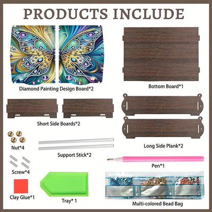 DIY Diamond Painting Handmade Storage Box Rhinestones Decorative Storage Case