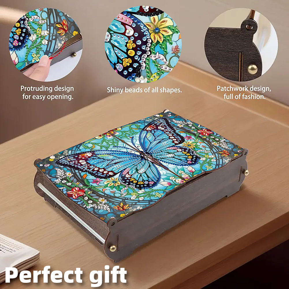 DIY Diamond Painting Handmade Storage Box Rhinestones Decorative Storage Case