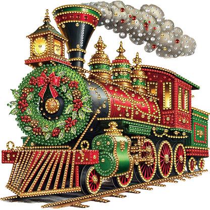 6Pcs Christmas Train - Special Shaped Drill Diamond Painting 30*30CM