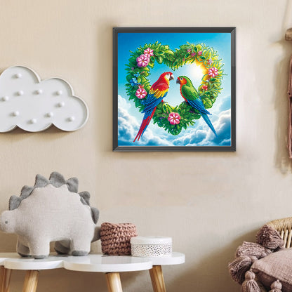 Parrot - Special Shaped Drill Diamond Painting 30*30CM