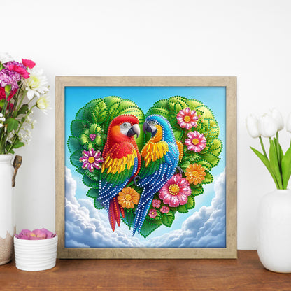 Parrot - Special Shaped Drill Diamond Painting 30*30CM