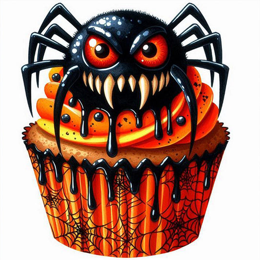 Halloween Cake - 11CT Stamped Cross Stitch 50*50CM