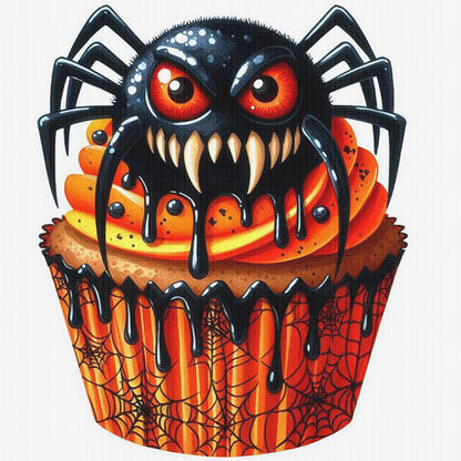 Halloween Cake - 11CT Stamped Cross Stitch 50*50CM