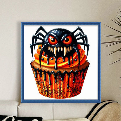 Halloween Cake - 11CT Stamped Cross Stitch 50*50CM