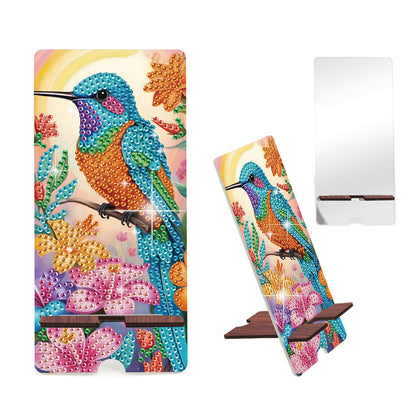 2-Pack Acrylic Diamond Art Phone Stand And Mirror Diamond Art Kits Phone Holder