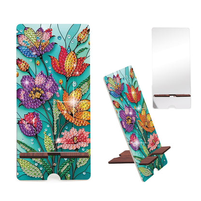 2-Pack Acrylic Diamond Art Phone Stand And Mirror Diamond Art Kits Phone Holder