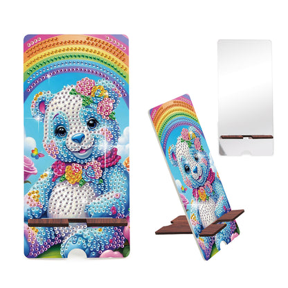 2-Pack Acrylic Diamond Art Phone Stand And Mirror Diamond Art Kits Phone Holder