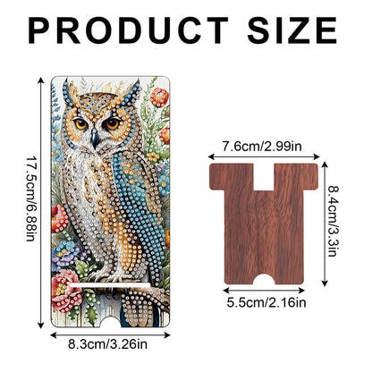 2-Pack Acrylic Diamond Art Phone Stand And Mirror Diamond Art Kits Phone Holder