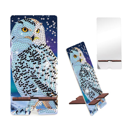 2-Pack Acrylic Diamond Art Phone Stand And Mirror Diamond Art Kits Phone Holder
