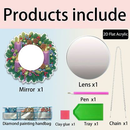 DIY Diamond Painting Mirror Kit Special Shape Mirror DIY Diamond Painting Kit
