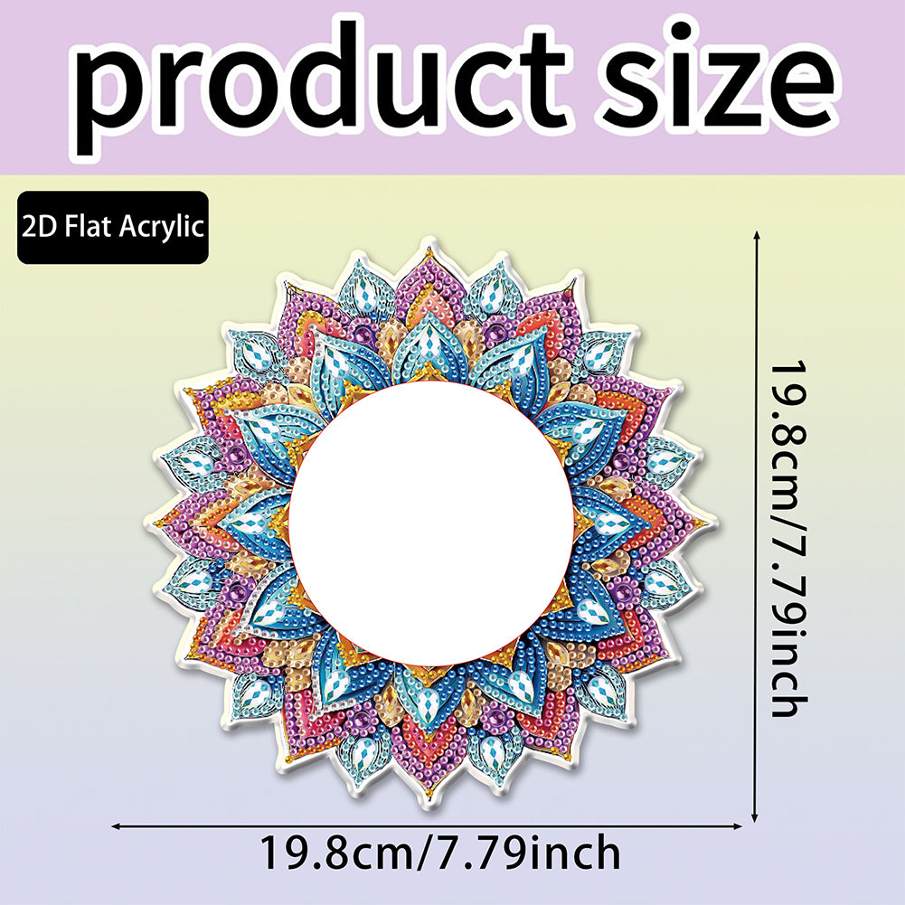 DIY Diamond Painting Mirror Kit Special Shape Mirror DIY Diamond Painting Kit