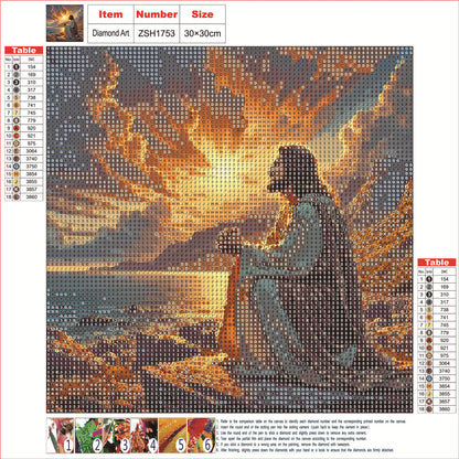 Jesus - Full Round Drill Diamond Painting 30*30CM