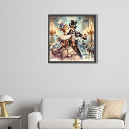 European Noble Ball - Full AB Round Drill Diamond Painting 40*40CM