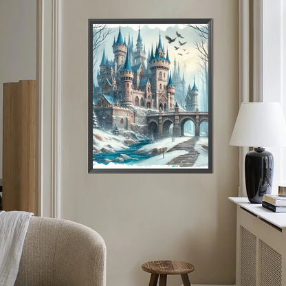 Castle - Full AB Round Drill Diamond Painting 40*50CM