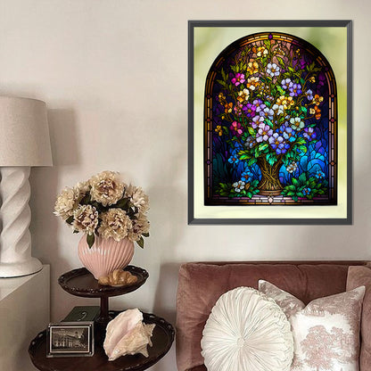 Glass Window Decoration - Full AB Round Drill Diamond Painting 40*50CM