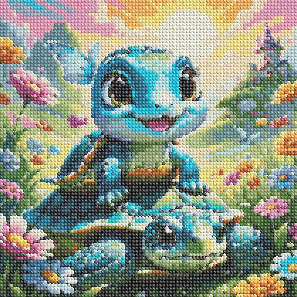 Sea Turtle - Full Round Drill Diamond Painting 30*30CM