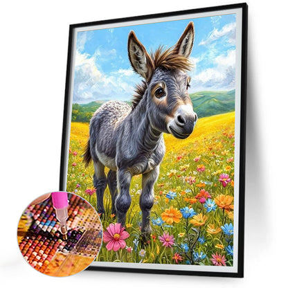 Donkey - Full Round Drill Diamond Painting 30*40CM